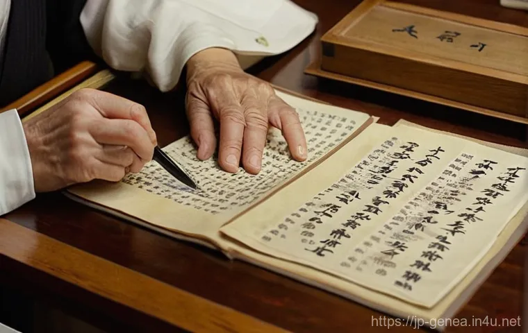 족보 제작 비용 - **Prompt:** A cozy, well-lit study with a blend of modern and traditional Japanese aesthetics. A per...