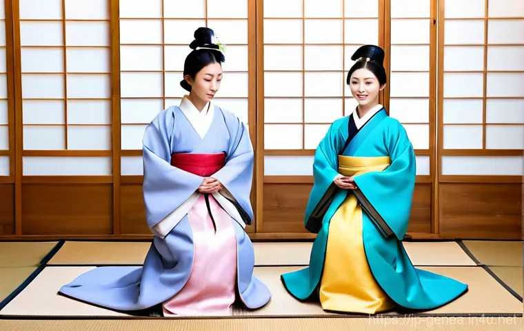 김씨 족보 - **Prompt:** A bustling, sun-drenched street scene in a modern Korean city. The foreground is filled ...